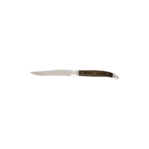 DS-220FC26CB4 - Steak Knife Fully Serrated Dark Handle