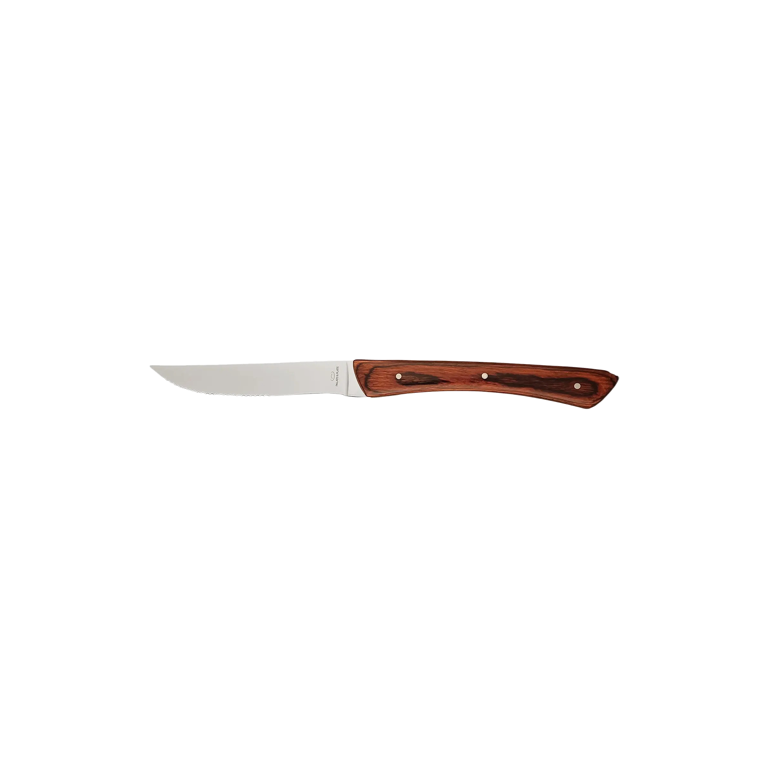 DS-F7058674C4 - Steak Knife Half Serrated Dark Red Handle