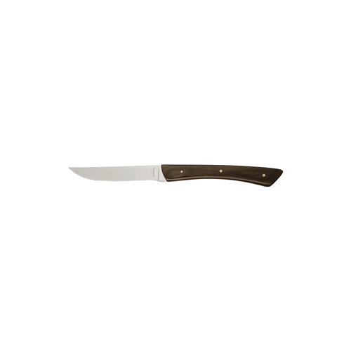 DS-0BBE99CD2D - Steak Knife Half Serrated Silver Gray Handle
