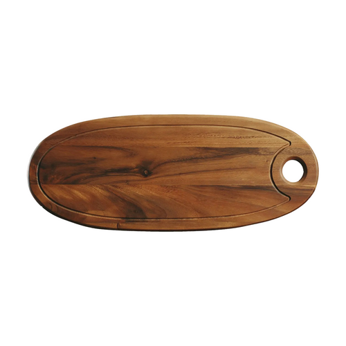 DS-18B4AC88FE - Oval board 26 x 9.75’’ acaia wood