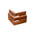 DS-6CA1BD9EC6 - Modular riser 4.25’’ H, acacia wood