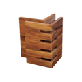 DS-FDCAD4E0DB - Modular riser 11.75’’ H, acacia wood